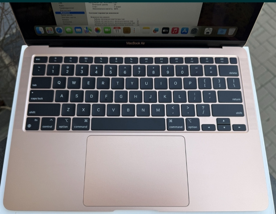 Ноутбук Open Box MacBook Air M1 8/512gb Gold Київ - фото 4