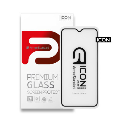 Скло захисне Armorstandart Vivo Y93/Y93 lite/Y91c Black (ARM55844-GIC-BK) Вінниця - фото 1