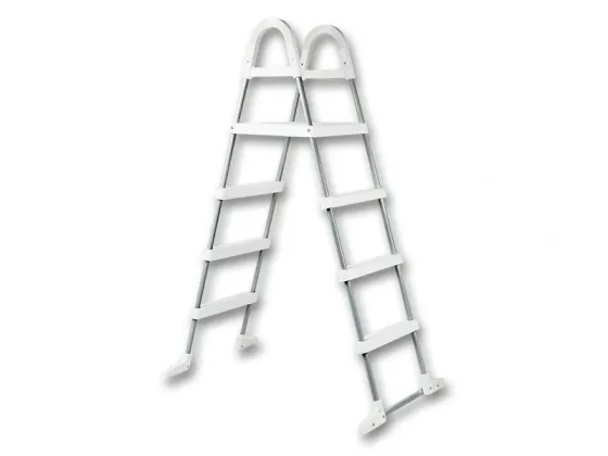 Лестница нержавеющая с площадкой для каркасных бассейнов 1.2 м DE LUXE Киев