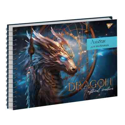 Альбом для малювання Yes А4 40 Спіраль Mystical animals (130574) Вінниця