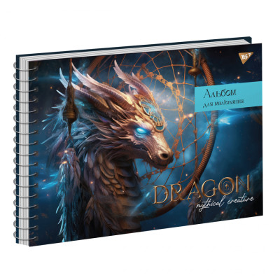 Альбом для рисования Yes А4 40 Спираль Mystical animals (130574) Винница - изображение 3