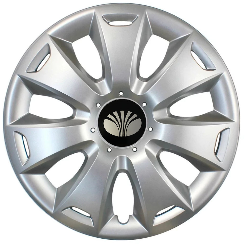 Автомобильные модельные колпаки R16 Daewoo 417 4шт, SJS, серебряные Киев - изображение 1