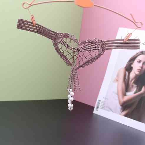 Стрінги з доступом та намистинками еротичні універсальний бежевий Київ