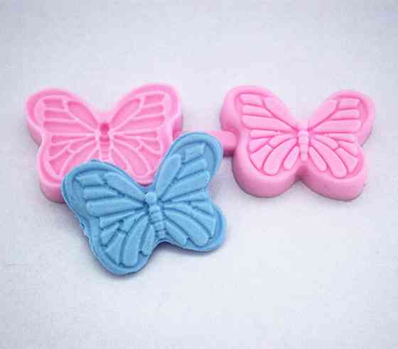 Молд для фоамирана Бабочки 104 на 31 мм розовый Киев