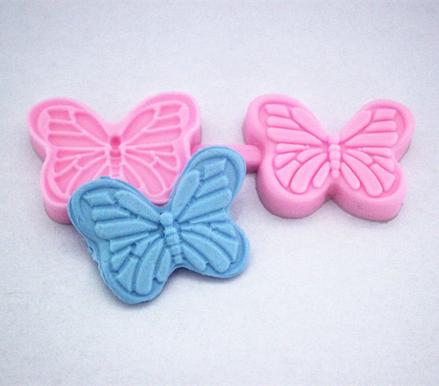 Молд для фоамирана Бабочки 104 на 31 мм розовый Киев - изображение 3