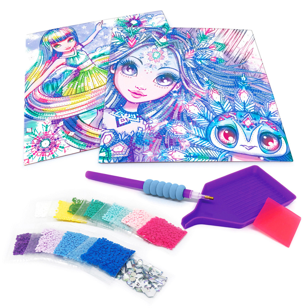 Набір для творчості з алмазною мозаїкою – Морозне сяйво Дніпро - фото 2