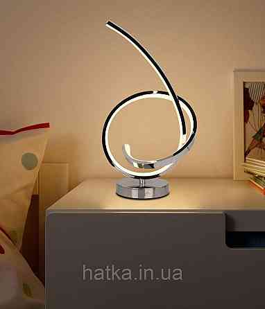 Настільний світлодіодний світильник TD2002, Хром Київ