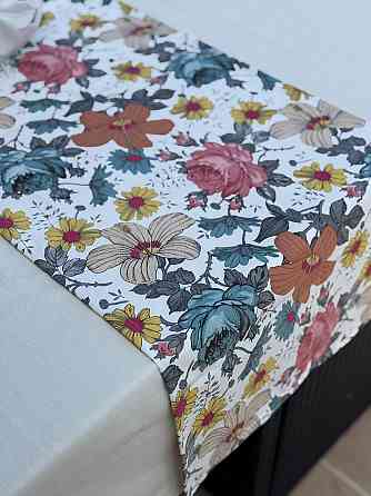 Ecotton Ранер доріжка Ecotton DUCK 45x170 см для обіднього столу водовідштовхувальна в квітках Коломия