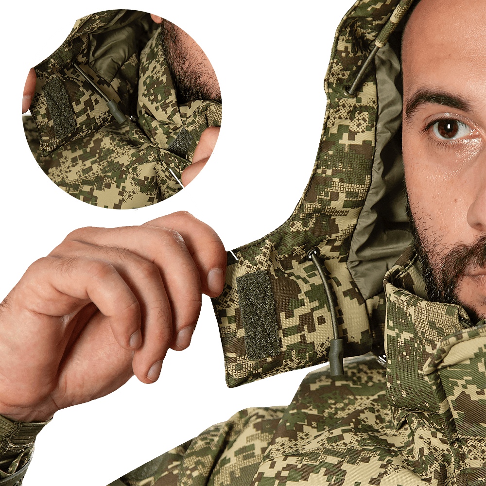 Зимний тактический водонепроницаемый комплект Defender 7 lvl (куртка и штаны) Хищник L Киев - изображение 7