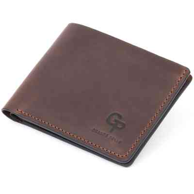 Портмоне Grande Pelle В винтажной коже Коричневое (11310) Винница