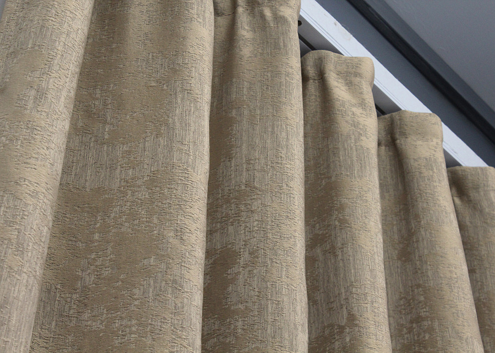 Комплект коротких штор VR-Textil Жаккард Sultan XO № 1683ш Капучино 130х170 см 2 шт (35-0328) Киев - изображение 8