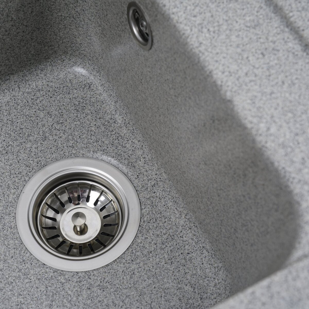 VALESO Гранітна мийка для кухні VALESO KORRADO 4050 матова Сіра Київ - фото 2