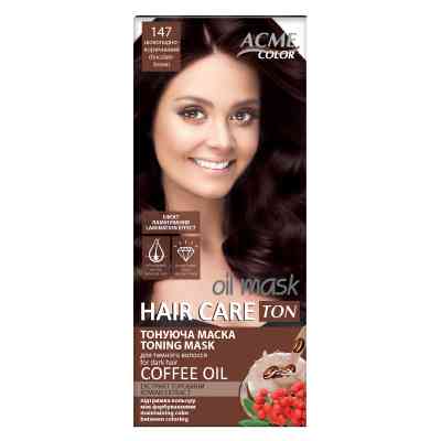 Оттеночный бальзам Acme Color Hair Care Ton Oil Mask 147 - Шоколадно-коричневый (4820197009527) Винница