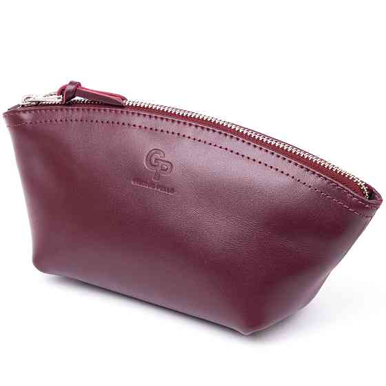 Жіноча косметичка зі шкіри Amelin GRANDE PELLE 11300 Сливова Київ