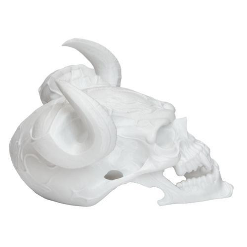 Защитный колпачок на фаркоп с белым черепом и рогами Харьков - изображение 4