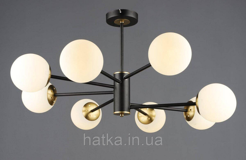 Подвесная люстра B N6650/8 Черный+Медь Киев - изображение 1