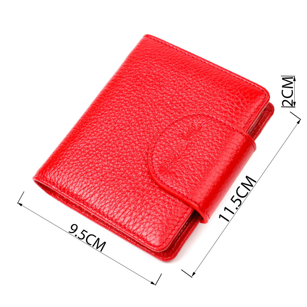 Оригинальный женский кошелек из натуральной кожи Tony Bellucci 22017 Красный Киев - изображение 3