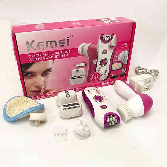 Епілятор для різних частин тіла Kemei KM-3066 Електричний епілятор універсальний жіночий JW-89 Івано-Франківськ