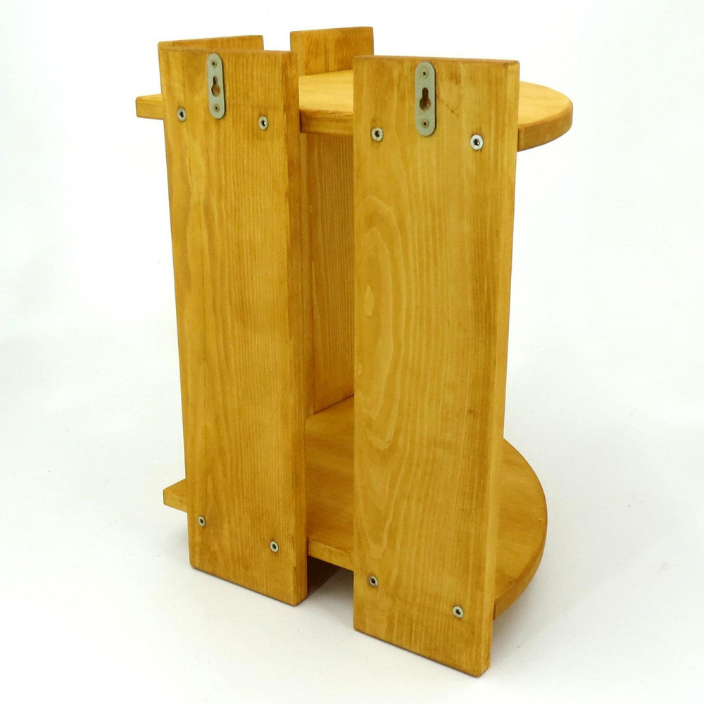 Угловая настенная полка 