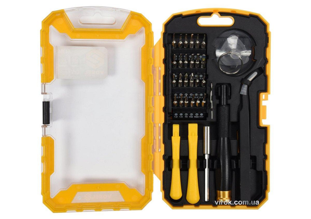 Набір насадок викруткових VOREL для ремонту моб/стац. телефонів; 32 елем. [6/48] Одесса - изображение 1