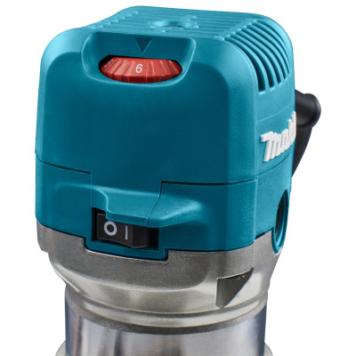 Фрезер Makita RT0702CX2 710ВТ, цанга 6 та 8мм, 10000-34000об/мин (RT0702CX2) Винница - изображение 9