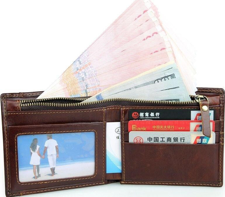 Кошелек мужской Vintage 14503 Коричневый Киев - изображение 10
