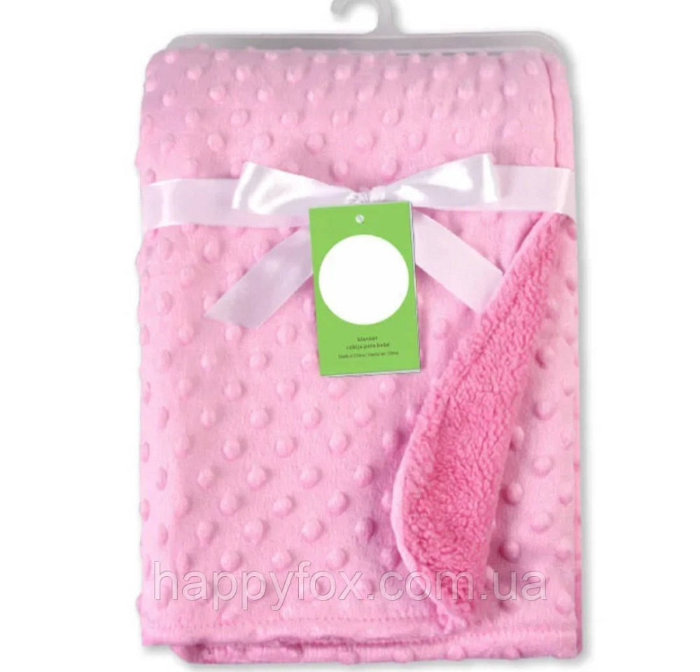 Дитячий плюшевий двосторонній плед Львів - фото 1