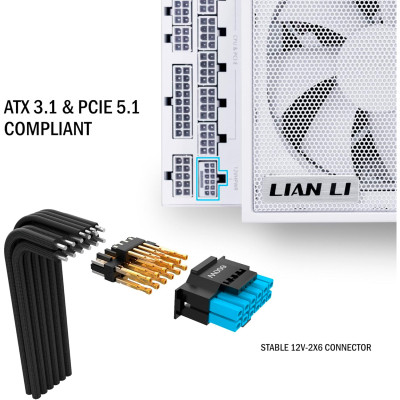 Блок питания Lian Li 1300W EDGE1300 White (G9P.EG1300.WE00.EU) Винница - изображение 6