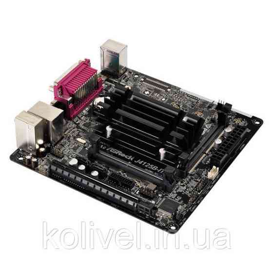 ASRock J4125B-ITX (Quad-Core Celeron 2.7GHz, 2xDDR4 SoDIMM, VGA/HDMI, 1*PCIe, 2xSATAIII, miniITX) (J4125B-ITX) Киев