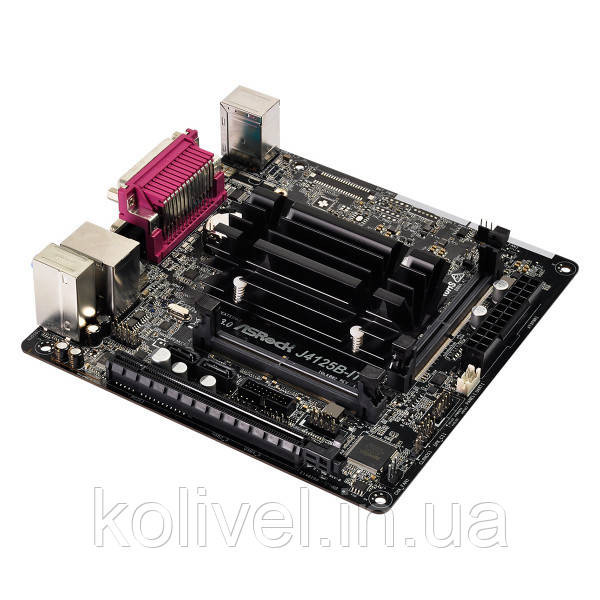 ASRock J4125B-ITX (Quad-Core Celeron 2.7GHz, 2xDDR4 SoDIMM, VGA/HDMI, 1*PCIe, 2xSATAIII, miniITX) (J4125B-ITX) Київ - фото 3