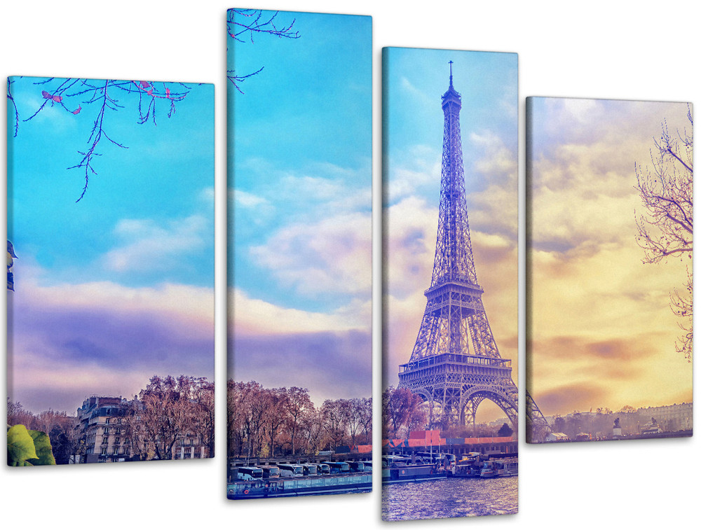 Модульна картина Париж Art-141_4 Київ - фото 1