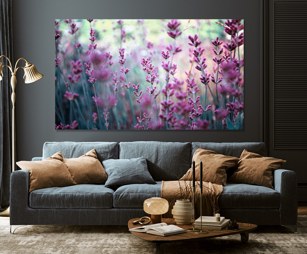 Картина полотно у вітальню/ спальню Лаванда MLP_137 70x140 см Київ - фото 3