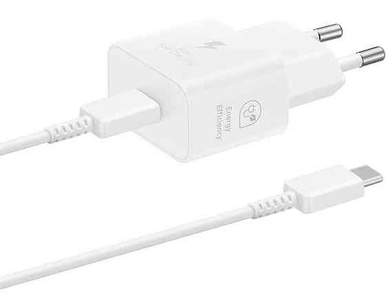Сетевое зарядное устройство Samsung 25W Travel Adapter + Type-C cable White (EP-T2510XWEGEU) (6921949) Киев