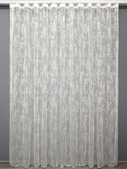 Тюль VR-Textil 1402т Мармур Жакард Кремовий 400х270 см (43-133) Київ - фото 2
