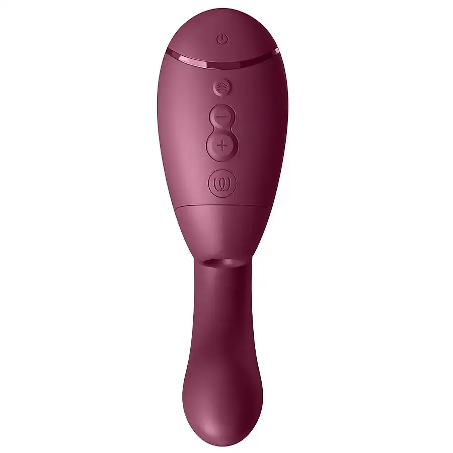 Подвійний вакуумний кліторальний стимулятор з вібрацією Womanizer Next Duo - Dusky Pink Львів - фото 7