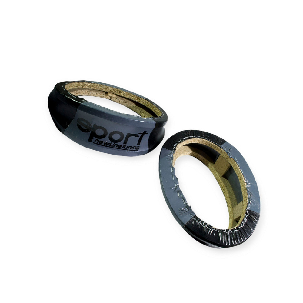 Подіум ОВАЛ (2шт) високий з написом чорно-сірий динаміка Мукачево - фото 1