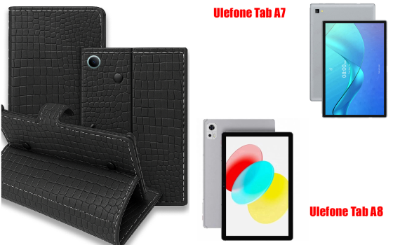 Книга-трансформер для планшета Ulefone Tab A10, цвет Black Krokodil Black Киев