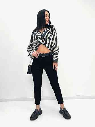 Классические вельветовые брюки Axel батал 52, Черный Киев