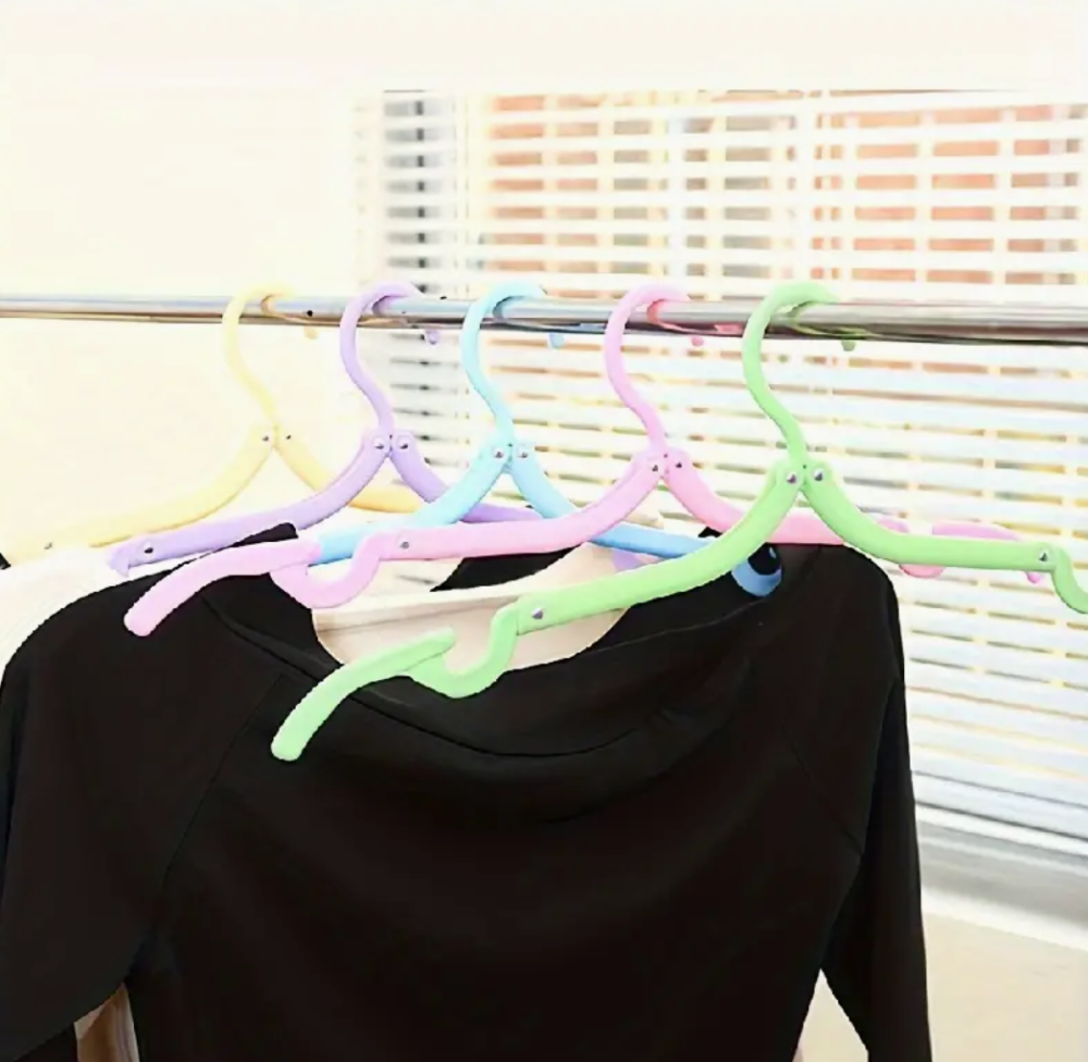 Складная вешалка для одежды, 50 штук, многофункциональная, компактная, безопасная, стильный дизайн Одесса - изображение 4