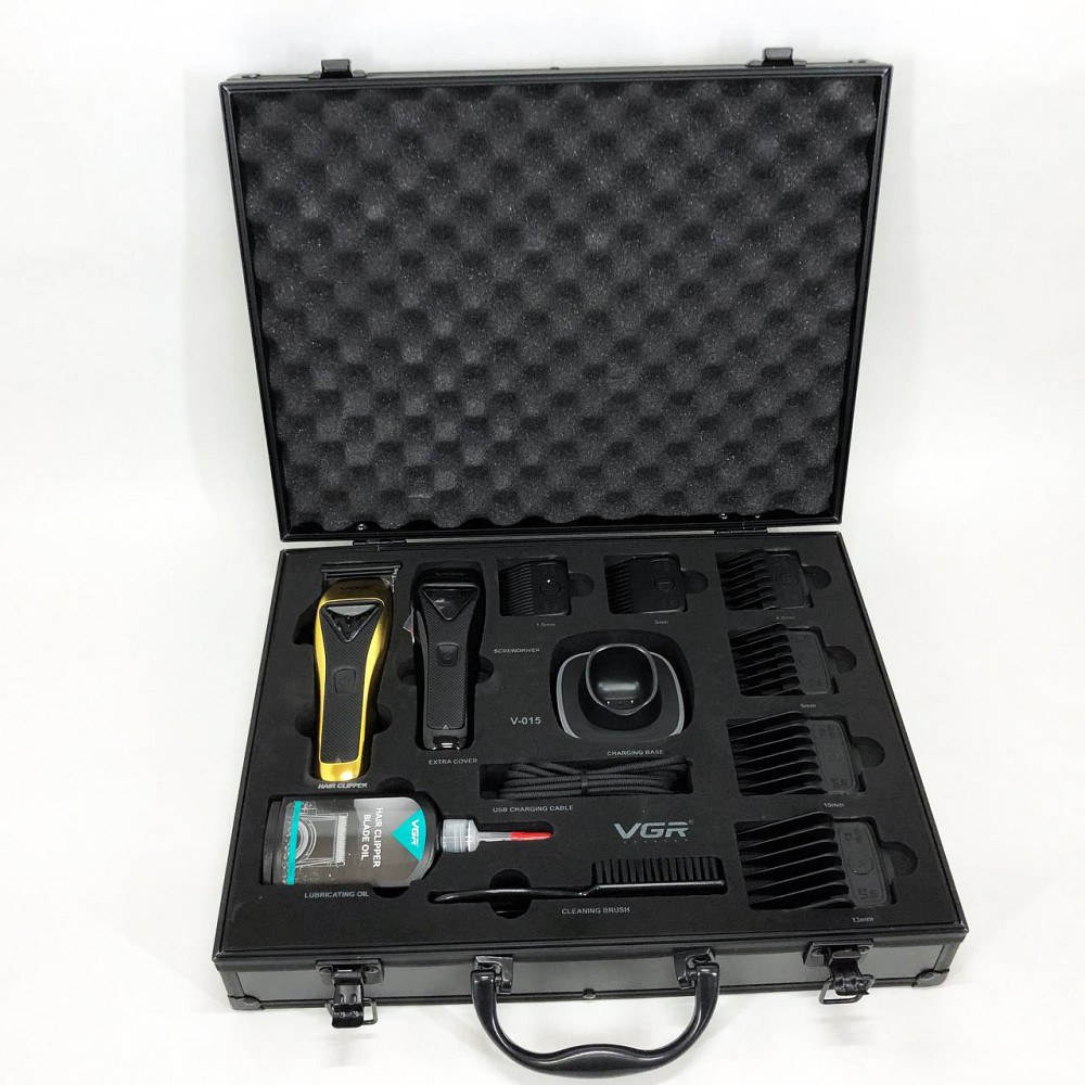 Подстригательная машинка VGR V-015, Профессиональная машинка для стрижки волос и бороды JC-54 Львов - изображение 10