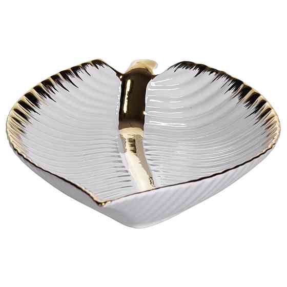 Yiwu Порцелянове блюдо для сервірування стола у формі листя 35×18.5×5 (см) блюдо для подавачі з Коломия