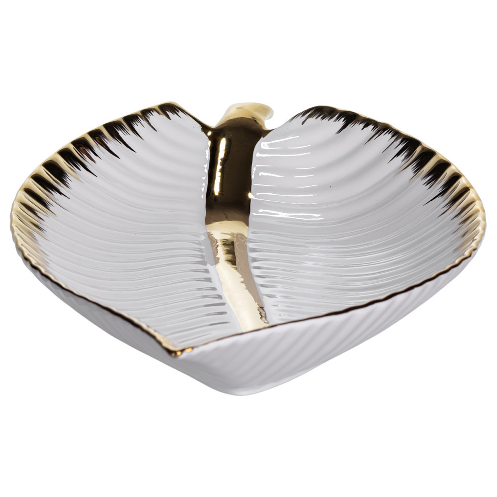 Yiwu Порцелянове блюдо для сервірування стола у формі листя 35×18.5×5 (см) блюдо для подавачі з Коломия - фото 3