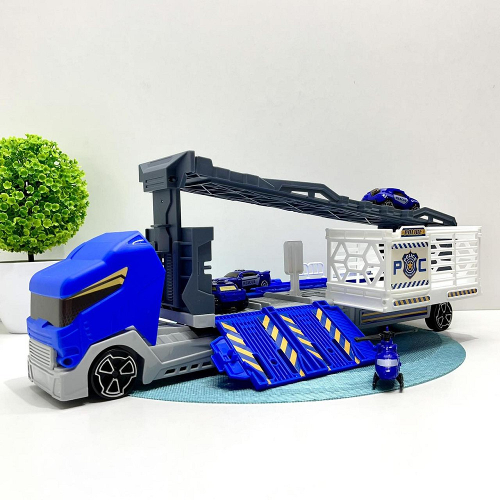 Трейлер-гараж довжина 43 см транспорт 4 шт (P924-A) Чернігів - фото 6