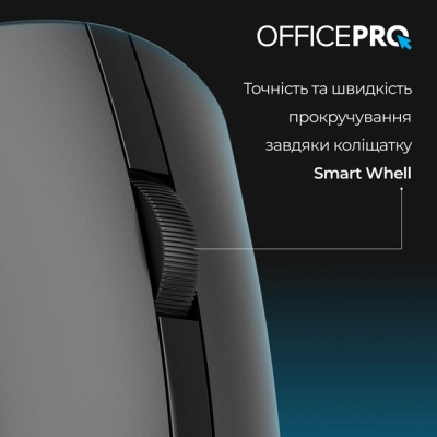 Мишка OfficePro M175B Silent Click Wireless Black (M175B) Вінниця - фото 6