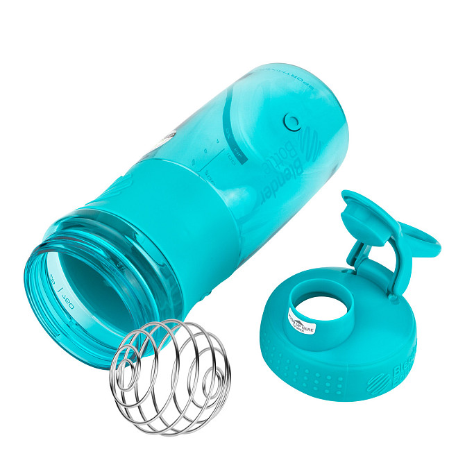 Шейкер спортивний (пляшка) BlenderBottle SportMixer Flip 28oz/820ml Teal Каменское - изображение 7