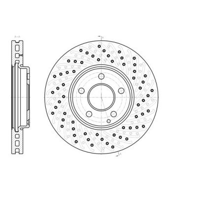 Гальмівний диск REMSA 6943.10 Вінниця - фото 1