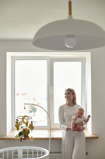 Дитячий мобіль на ліжечко для немовлят WooolyWool «Лисичка-господинька» Київ - фото 9