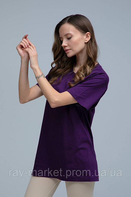 Футболка базова Stedman Classic-T Unisex жіноча фіолетова (ST2000W-DBY) 3XL Київ - фото 3