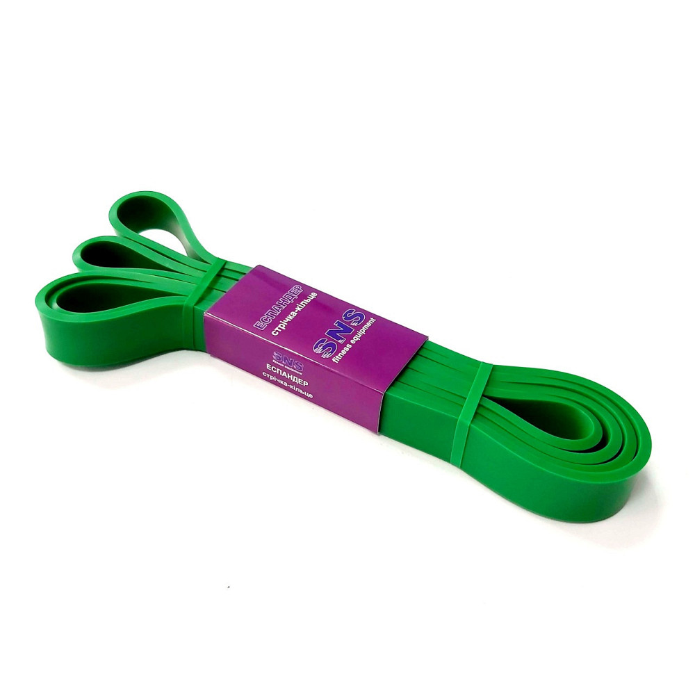 Еспандер-стрічка силовий для підтягувань SNS 10901 (5-22 кг) Вишневе - фото 1