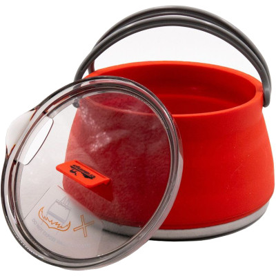 Чайник туристический Tramp Silicon 1 л Terracota (TRC-125-terracota) Винница - изображение 3